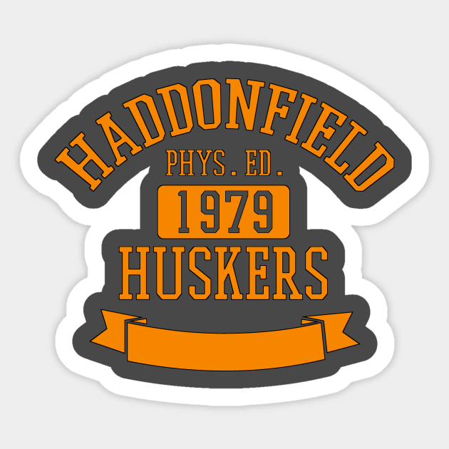 Haddonfield Huskers - Variant 2 Sticker by skullsntikis